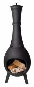 Duży żeliwny kominek ogrodowy 120 cm