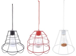 Wiszący świecznik druciana oprawa na tealight