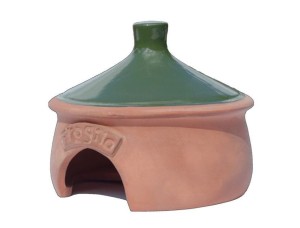 Duży ceramiczny domek dla ropuchy żaby